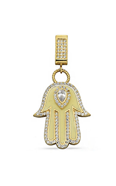 Kolyecik 14 Ayar Altın Fatma Ana Kolye Ucu