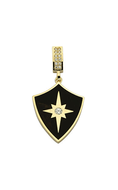 Kolyecik 14 Ayar Altın Kalkan Kolye Ucu