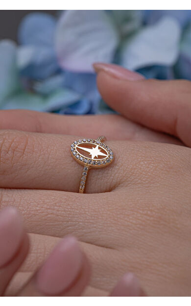 Kolyecik 14 Ayar Altın Kutup Yıldızı Yüzük