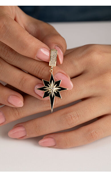 Kolyecik 14 Ayar Altın Kuzey Yıldızı Kolye Ucu