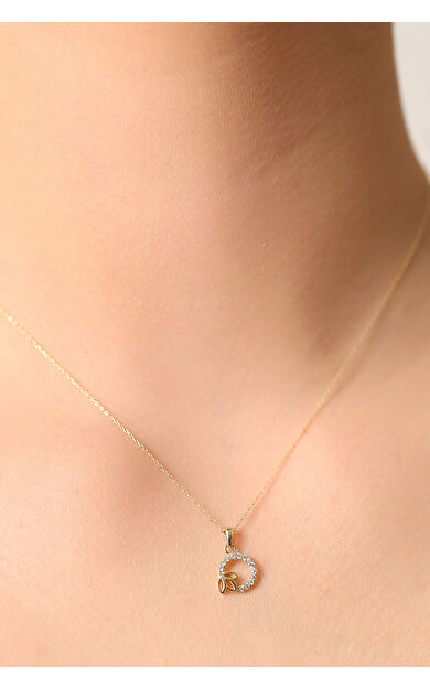 Kolyecik 14 Ayar Altın Lotus Kolye