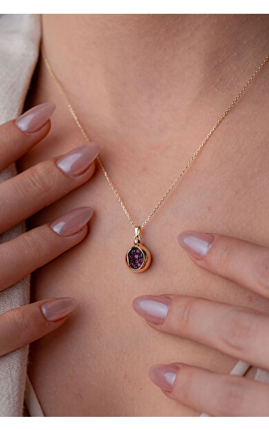 Kolyecik 14 Ayar Altın Nar Kolye