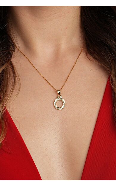 Kolyecik 14 Ayar Altın Yıldız Kolye Ucu