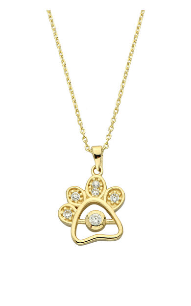 Kolyecik 14 Ayar Altın Pati Kolye