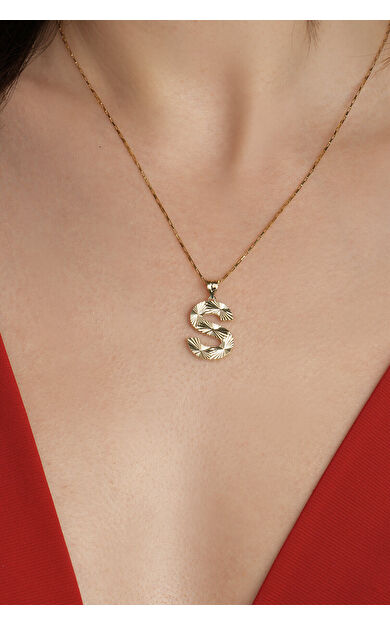 Kolyecik 14 Ayar Altın Kutup Yıldızı Kolye Ucu