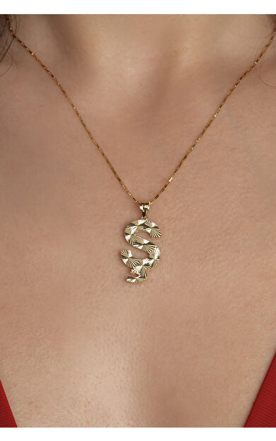 Kolyecik 14 Ayar Altın Yıldız Kolye Ucu