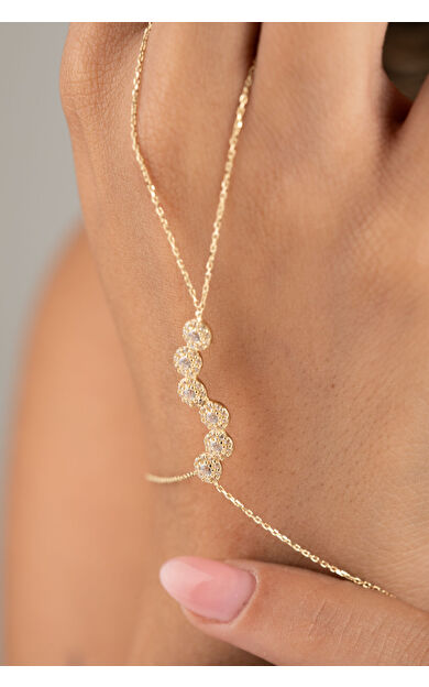 Kolyecik 14 Ayar Altın S Şahmeran