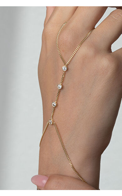 Kolyecik 14 Ayar Altın Tektaş Şahmeran