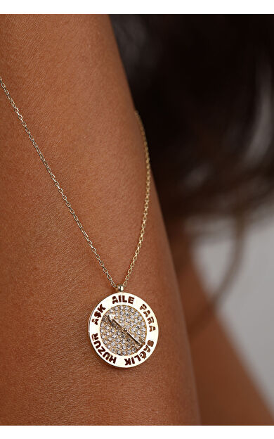 Kolyecik 14 Ayar Altın Şansını Sen Seç Kolye