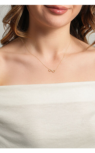 Kolyecik 14 Ayar Altın Sonsuzluk Kolye