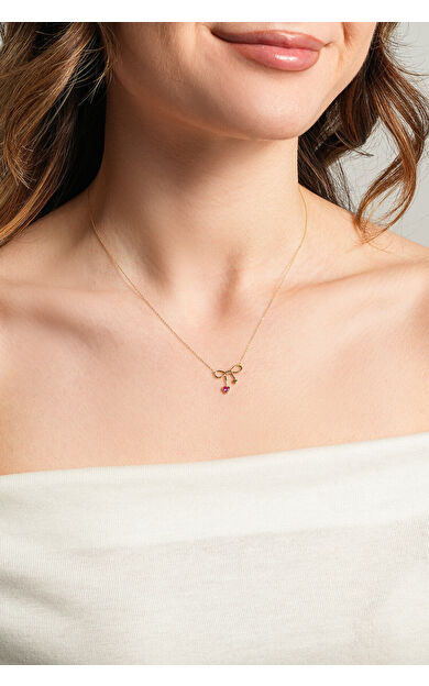 Kolyecik 14 Ayar Altın Sonsuzluk Kolye