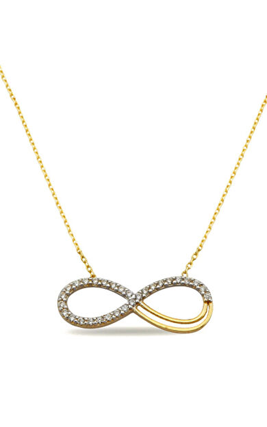 Kolyecik 14 Ayar Altın Sonsuzluk Kolye