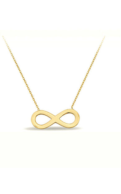 Kolyecik 14 Ayar Altın Sonsuzluk Kolye