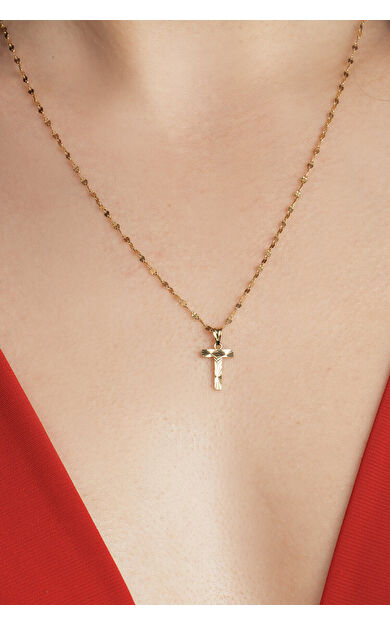 Kolyecik 14 Ayar Altın Kutup Yıldızı Kolye Ucu