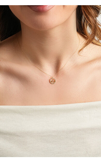 Kolyecik 14 Ayar Altın Taç Kolye