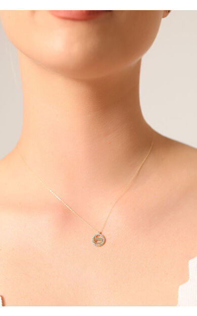 Kolyecik 14 Ayar Altın Vav Kolye