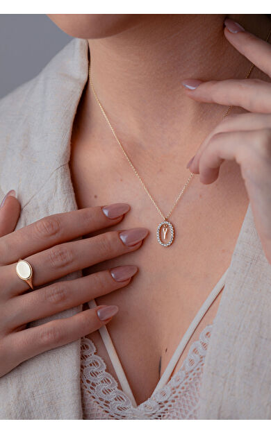 Kolyecik 14 Ayar Altın Y Harf Kolye