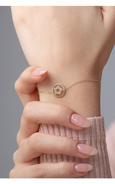 Kolyecik 14 Ayar Altın Yıldız Bileklik