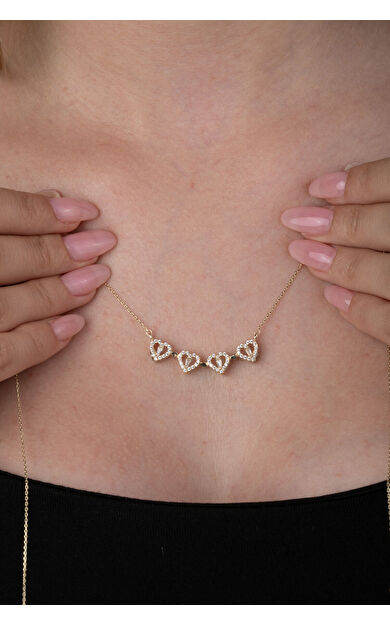 Kolyecik 14 Ayar Altın Yonca Kolye