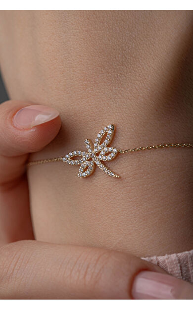 Kolyecik 14 Ayar Altın Yusufcuk Bileklik