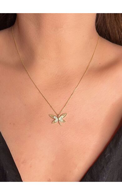 Kolyecik 14 Ayar Altın Yusufçuk Kolye