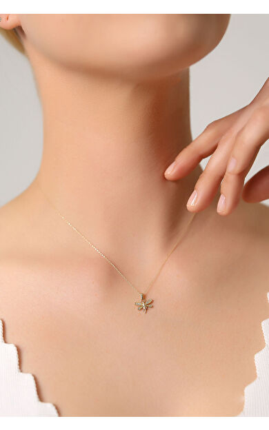 Kolyecik 14 Ayar Altın Yusufcuk Kolye