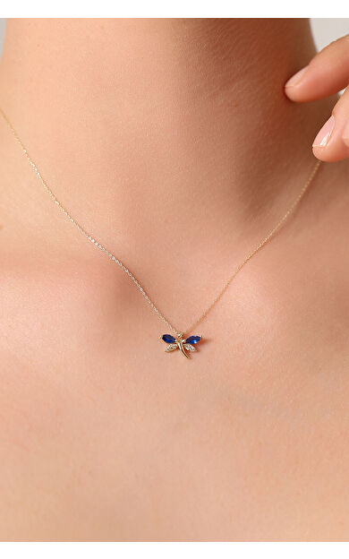 Kolyecik 14 Ayar Altın Yusufcuk Kolye