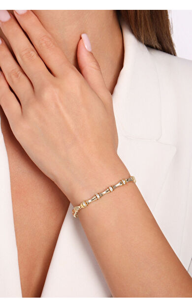 Kolyecik 14 Ayar Altın Zincir Bileklik