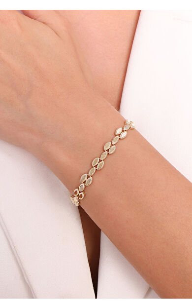 Kolyecik 14 Ayar Altın Zincir Bileklik