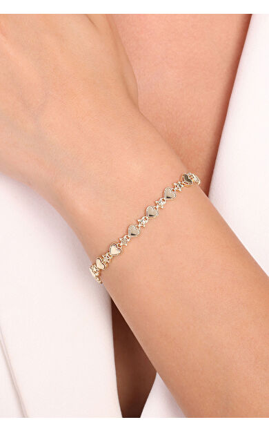 Kolyecik 14 Ayar Altın Zincir Bileklik