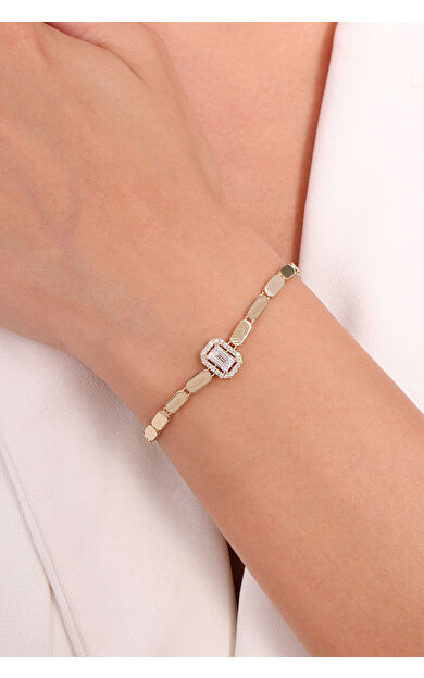 Kolyecik 14 Ayar Altın Zincir Bileklik