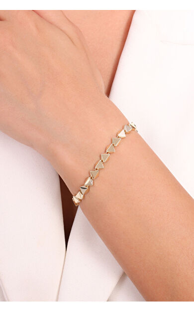 Kolyecik 14 Ayar Altın Zincir Bileklik