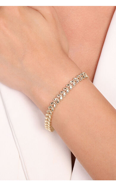 Kolyecik 14 Ayar Altın Zincir Bileklik