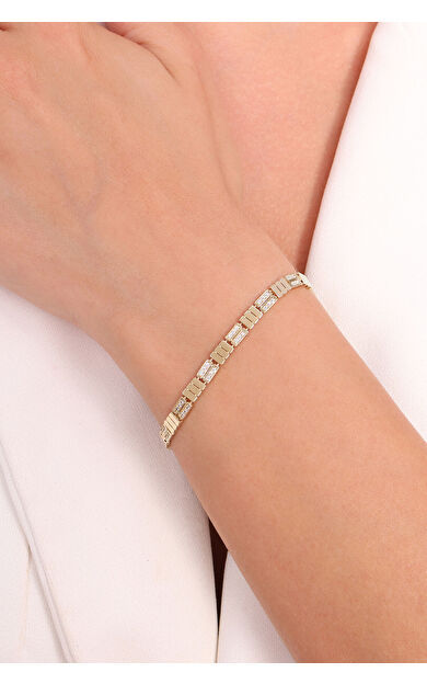 Kolyecik 14 Ayar Altın Zincir Bileklik