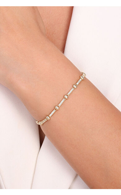 Kolyecik 14 Ayar Altın Zincir Bileklik