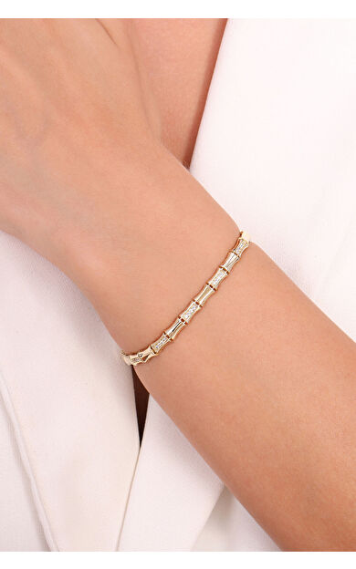 Kolyecik 14 Ayar Altın Zincir Bileklik