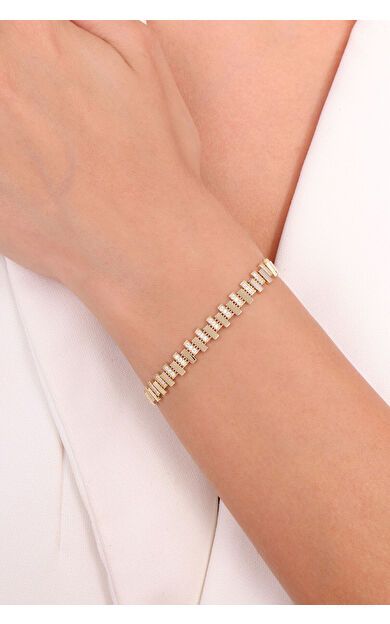 Kolyecik 14 Ayar Altın Zincir Bileklik