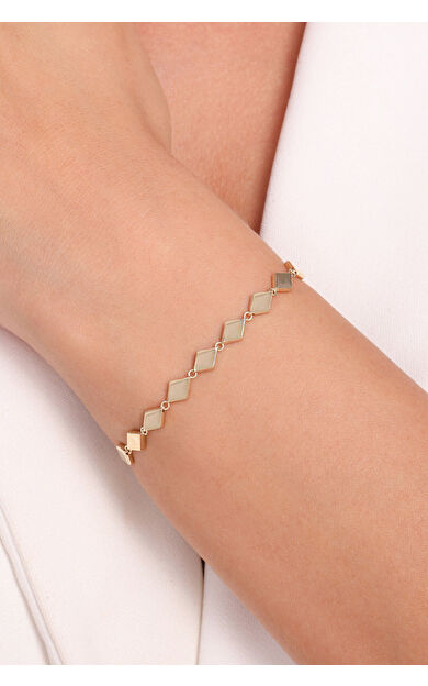 Kolyecik 14 Ayar Altın Zincir Bileklik