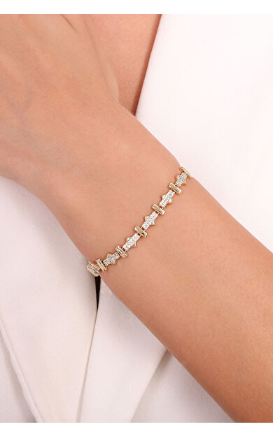 Kolyecik 14 Ayar Altın Zincir Bileklik