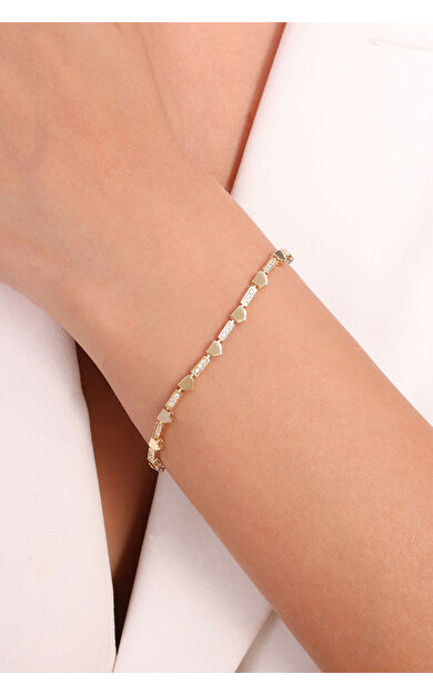 Kolyecik 14 Ayar Altın Zincir Bileklik