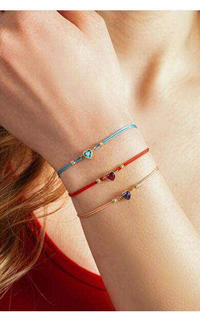 Kolyecik 14 Ayar Kalp Bileklik