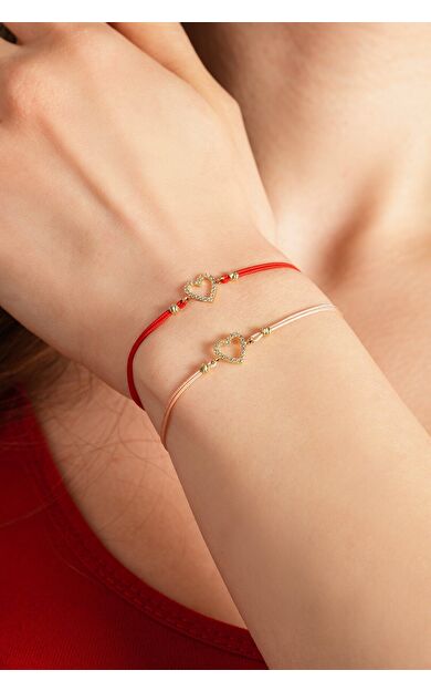 Kolyecik 14 Ayar Kalp Bileklik