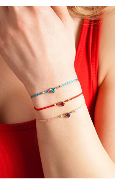 Kolyecik 14 Ayar Kalp Bileklik