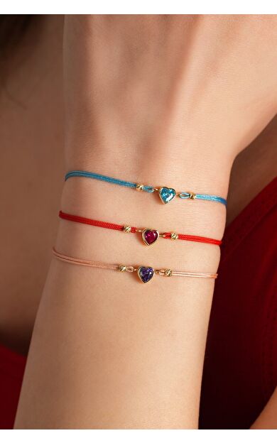 Kolyecik 14 Ayar Kalp Bileklik