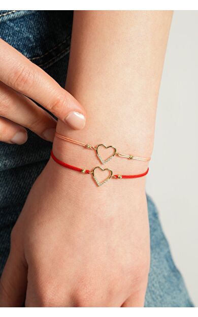 Kolyecik 14 Ayar Kalp Bileklik