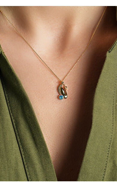 Kolyecik 14 Ayar Kuş Kolye