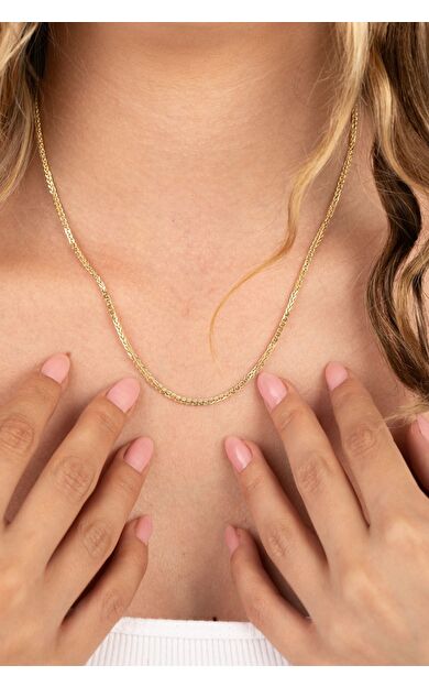 Kolyecik 14 Ayar Spiga Altın Kolye