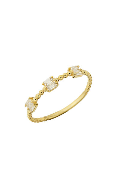 Kolyecik 14 Ayar Altın Baget Yüzük