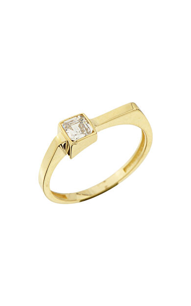 Kolyecik 14 Ayar Altın Prenses Taşlı Yüzük