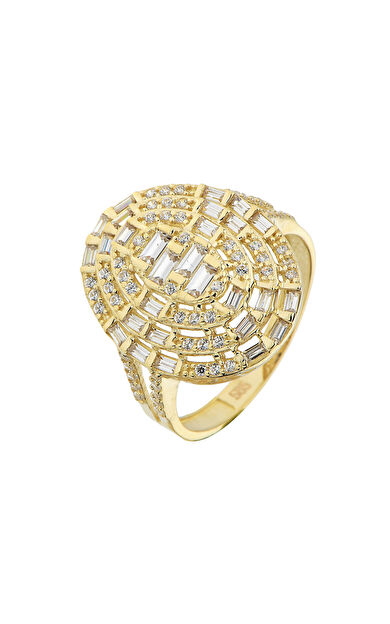 Kolyecik 14 Ayar Altın Baget Yüzük